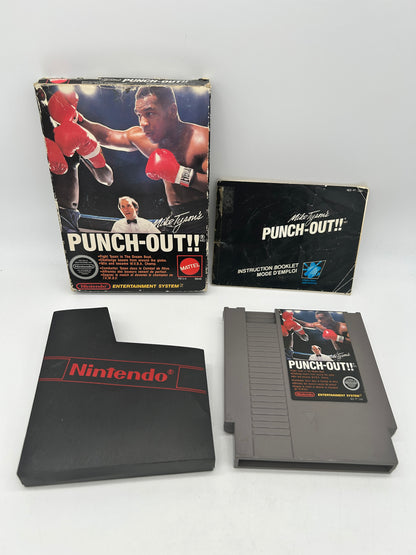 PiXEL-RETRO.COM : ORIGINAL NINTENDO NES COMPLET CIB BOX MANUAL GAME NTSC MIKE TYSON'S PUNCH-OUT