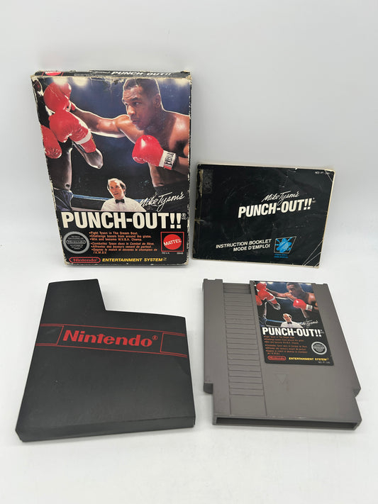 PiXEL-RETRO.COM : ORIGINAL NINTENDO NES COMPLET CIB BOX MANUAL GAME NTSC MIKE TYSON'S PUNCH-OUT
