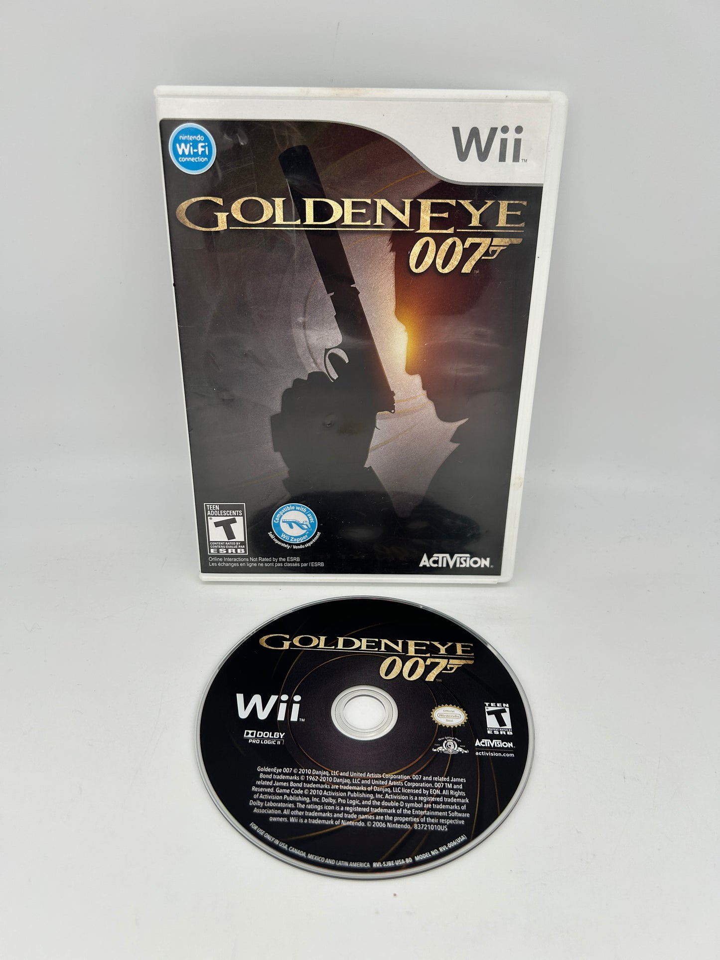 PiXEL-RETRO.COM : NINTENDO WII COMPLET CIB BOX MANUAL GAME NTSC 007 GOLDENEYE