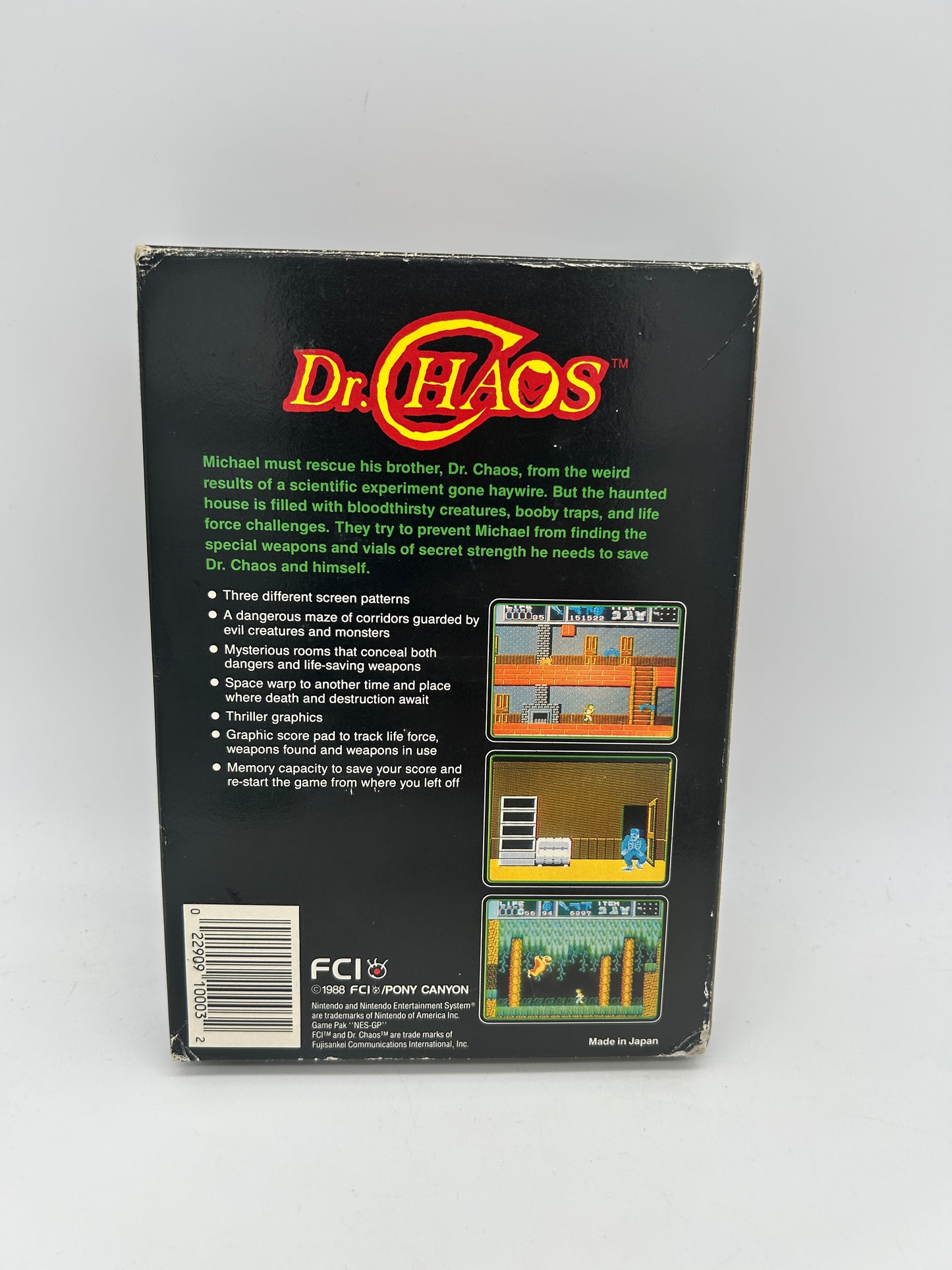 NiNTENDO [NES] ORiGiNAL | DR. CHAOS