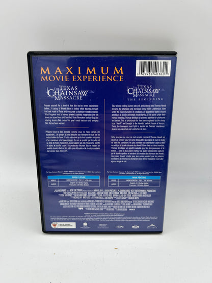 MOVIE DVD | THE TEXAS CHAINSAW MASSACRE THE BEGINNING | DOUBLE FEATURE