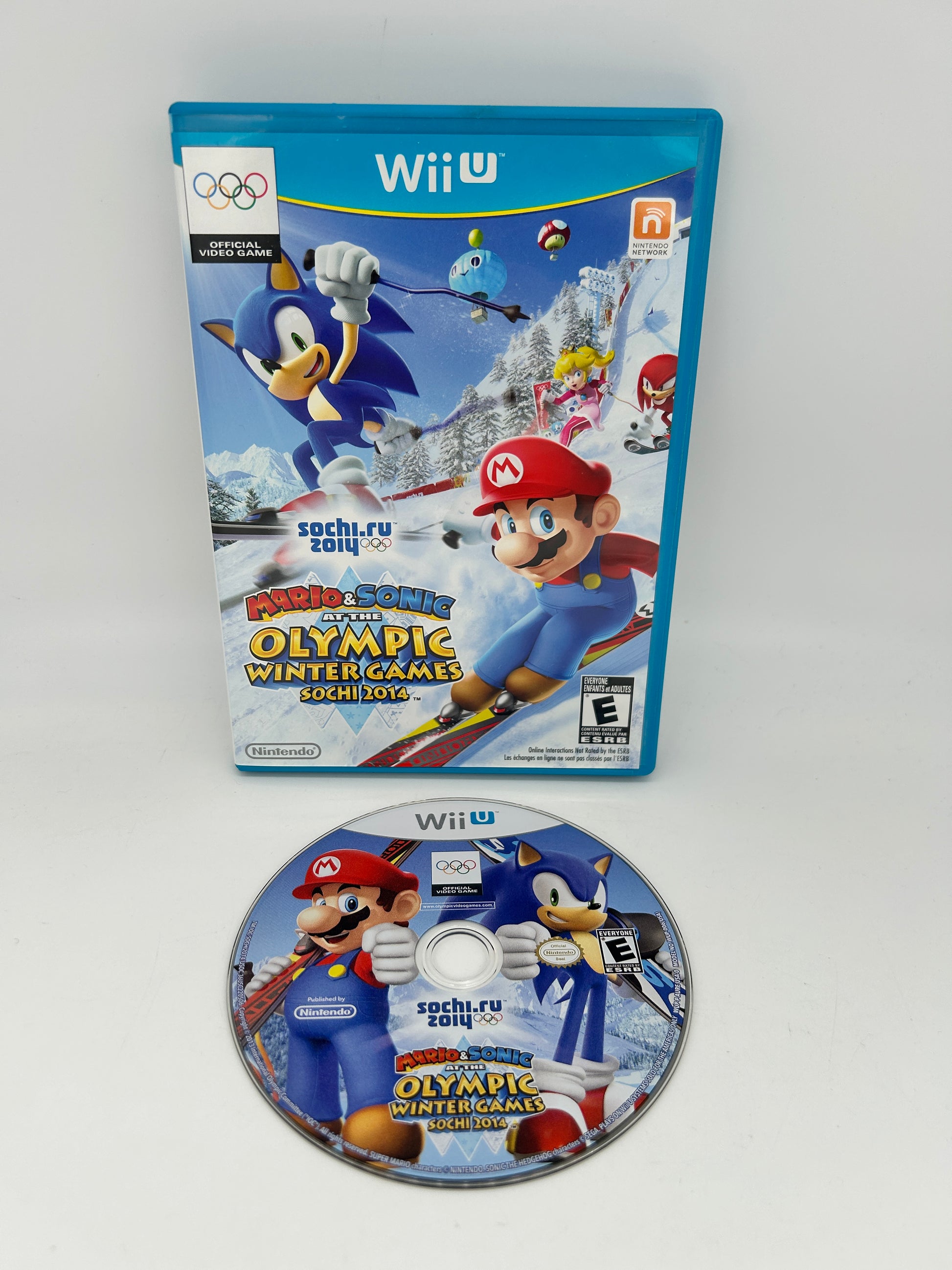 PiXEL-RETRO.COM : NINTENDO WII U COMPLET CIB BOX MANUAL GAME NTSC MARIO & SONIC AT THE OLYMPIC WINTER GAMES SOCHI 2014