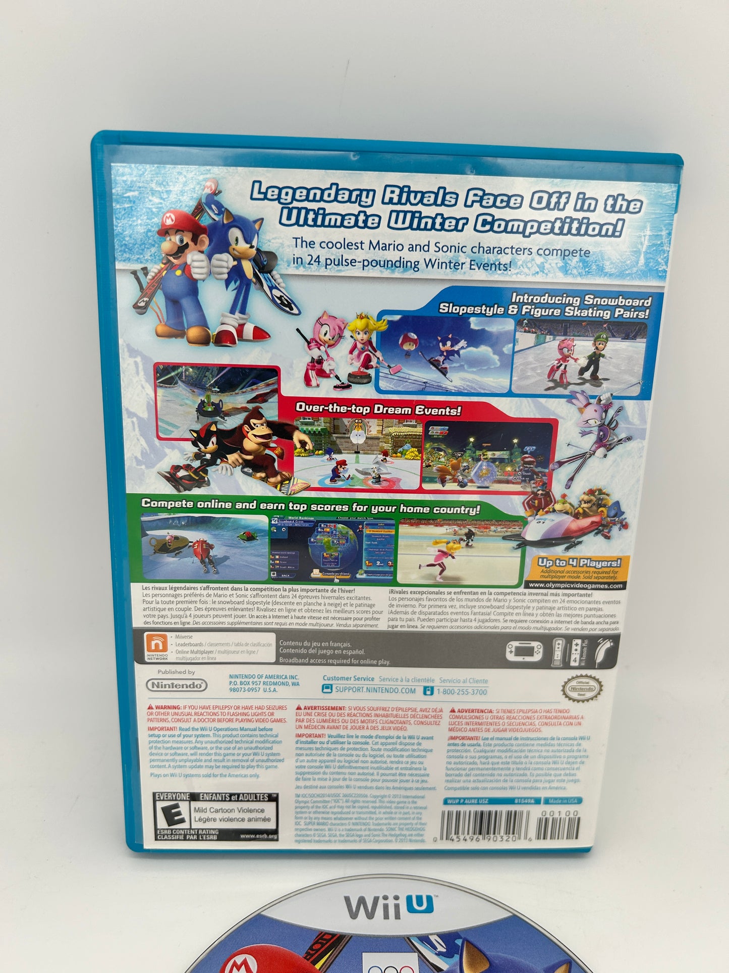 NiNTENDO Wii U | MARiO &amp; SONiC AT THE OLYMPiC WiNTER GAMES SOCHI 2014