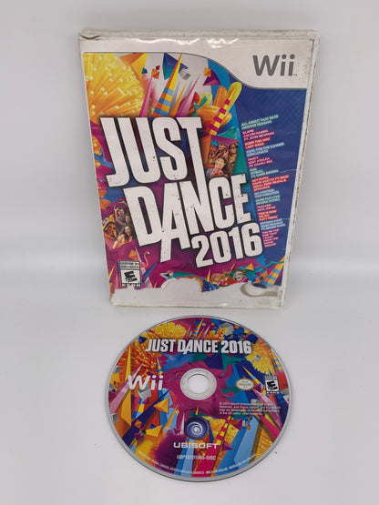 PiXEL-RETRO.COM : NINTENDO WII COMPLET CIB BOX MANUAL GAME NTSC JUST DANCE 2016