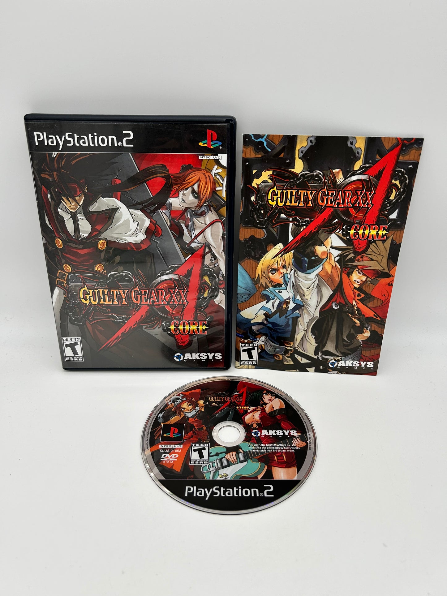 PiXEL-RETRO.COM : SONY PLAYSTATION 2 (PS2) COMPLET CIB BOX MANUAL GAME NTSC GUILTY GEAR XX ACCENT CORE