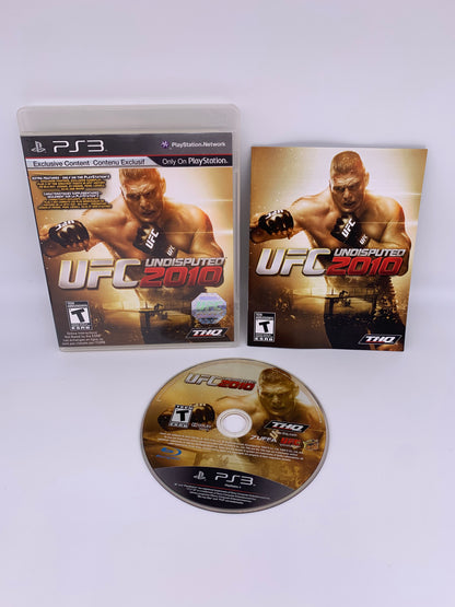 PiXEL-RETRO.COM : SONY PLAYSTATION 3 (PS3) COMPLET CIB BOX MANUAL GAME NTSC UFC UNDISPUTED 2010