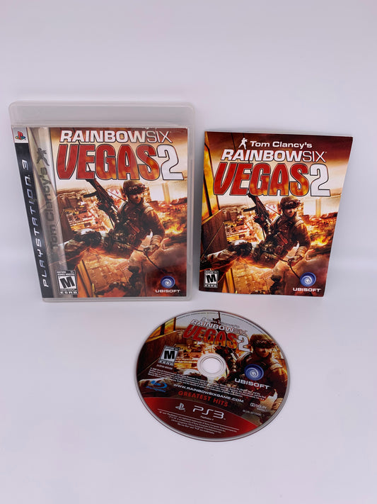 PiXEL-RETRO.COM : SONY PLAYSTATION 3 (PS3) COMPLET CIB BOX MANUAL GAME NTSC TOM CLANCY'S RAINBOW SIX VEGAS 2