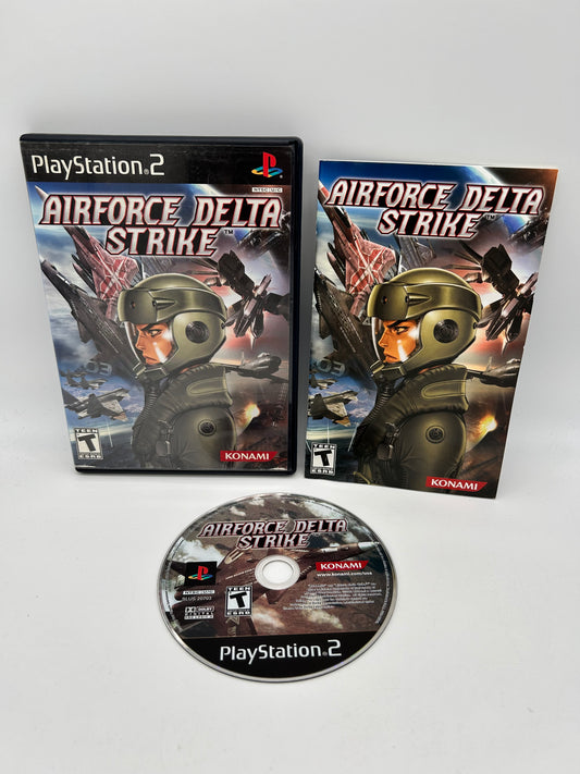 PiXEL-RETRO.COM : SONY PLAYSTATION 2 (PS2) COMPLET CIB BOX MANUAL GAME NTSC AIRFORCE DELTA STRIKE