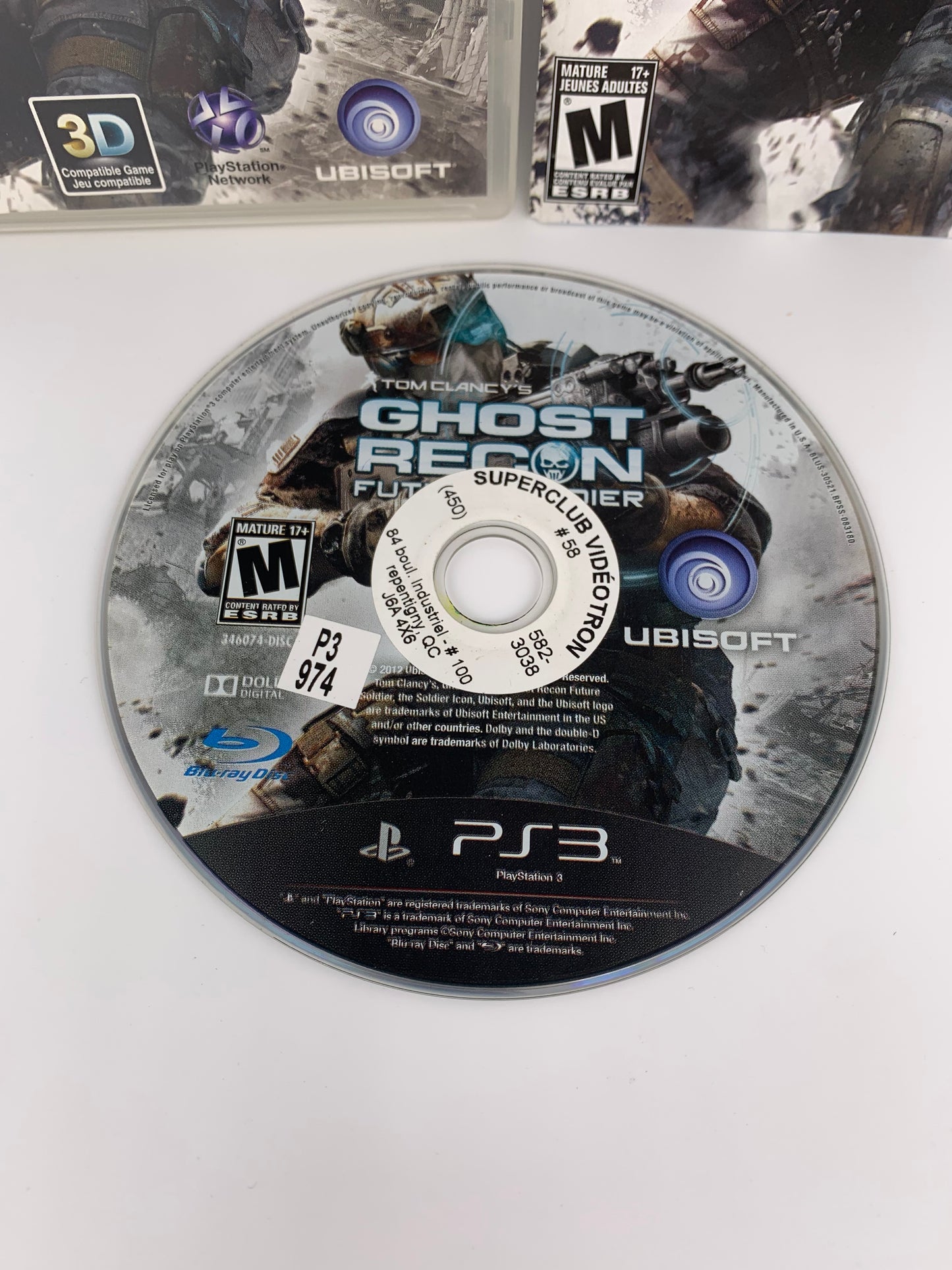 SONY PLAYSTATiON 3 [PS3] | TOM CLANCYS GHOST RECON FUTURE SOLDiER