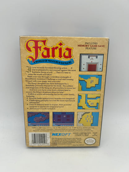 NiNTENDO [NES] ORiGiNAL | FARiA A WORLD OF MYSTERY & DANGER