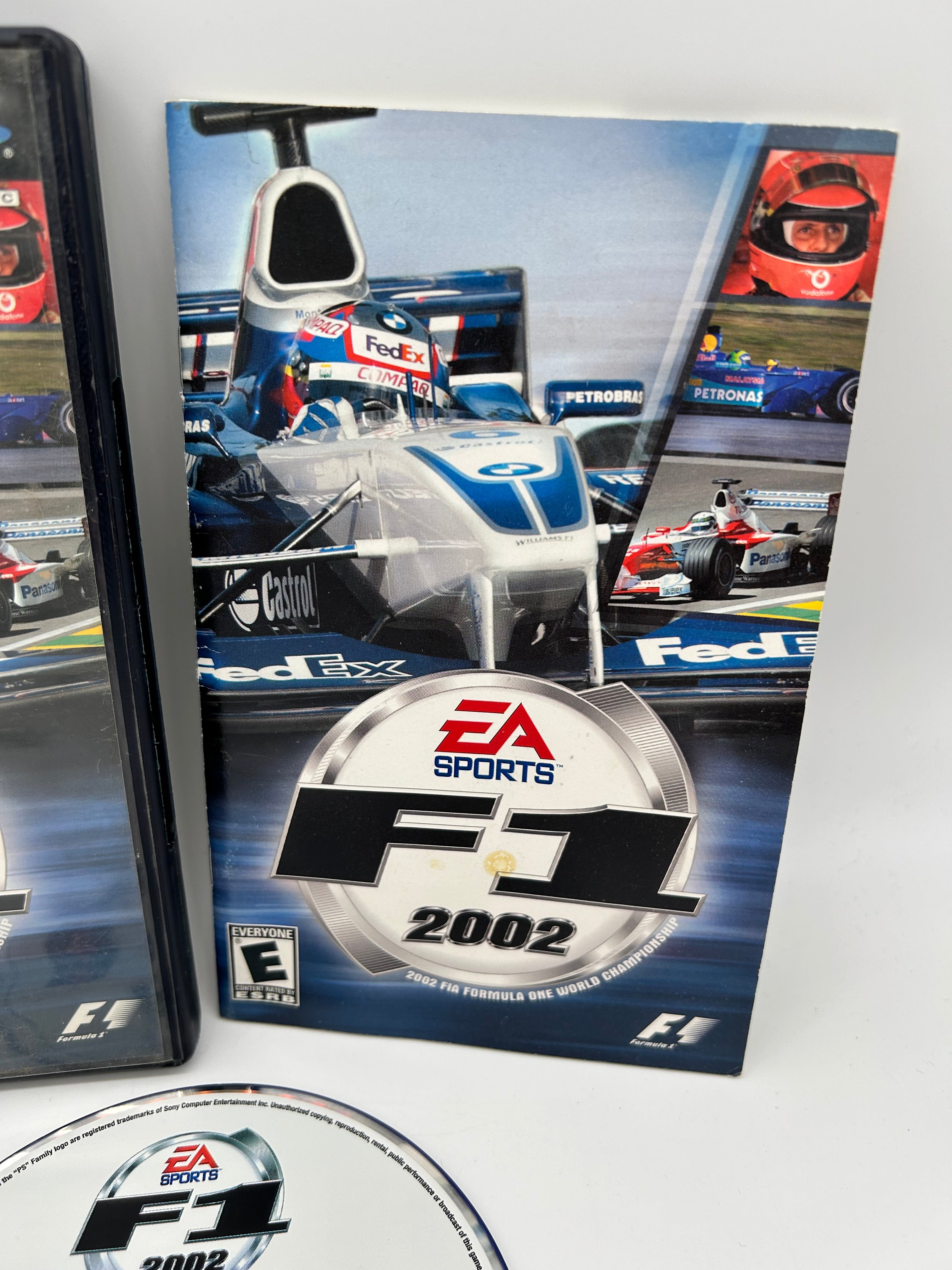 SONY PLAYSTATiON 2 PS2 F1 2002 FORMULA 1 PiXEL RETRO.COM