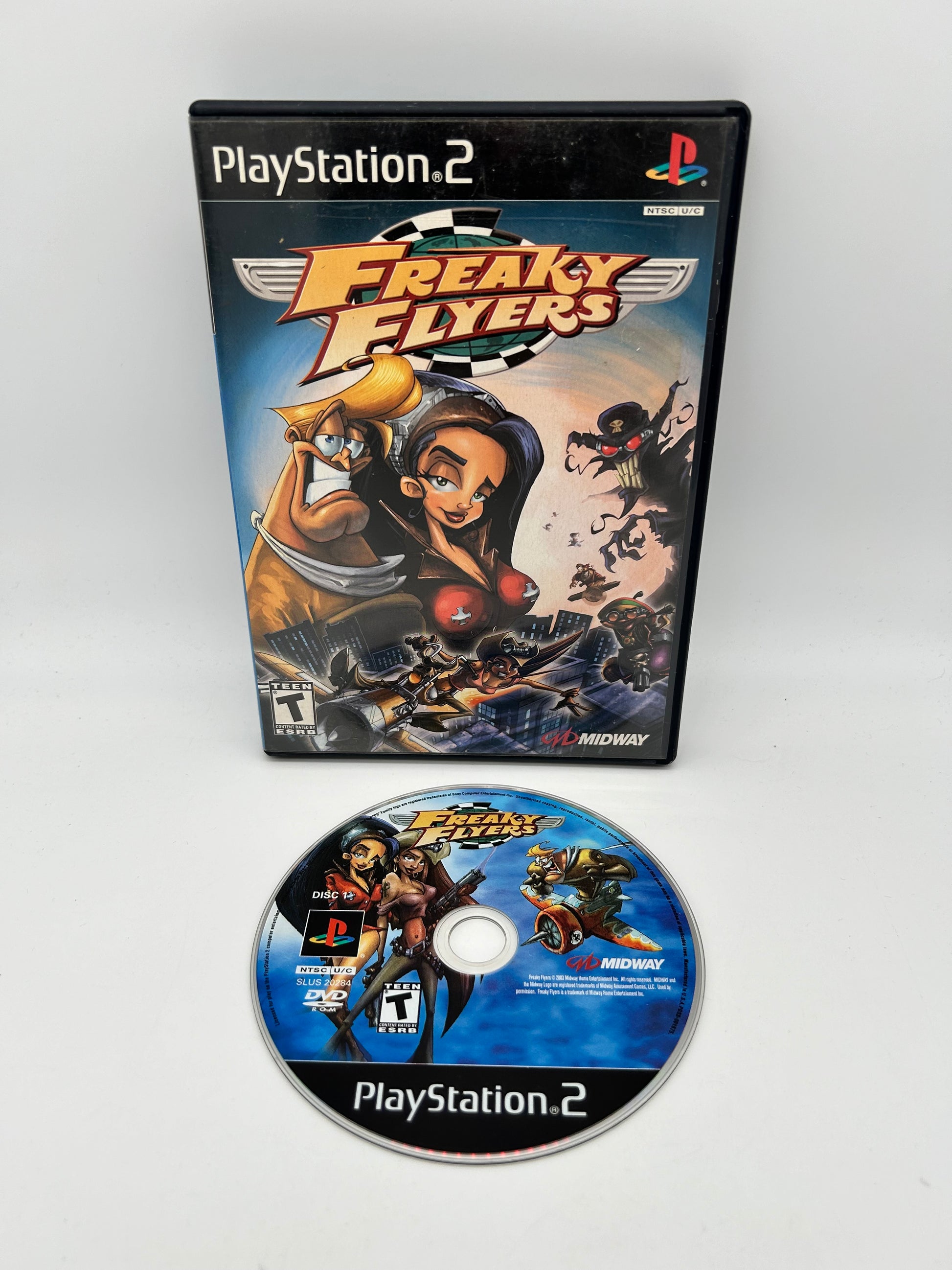PiXEL-RETRO.COM : SONY PLAYSTATION 2 (PS2) COMPLET CIB BOX MANUAL GAME NTSC FREAKY FLYERS
