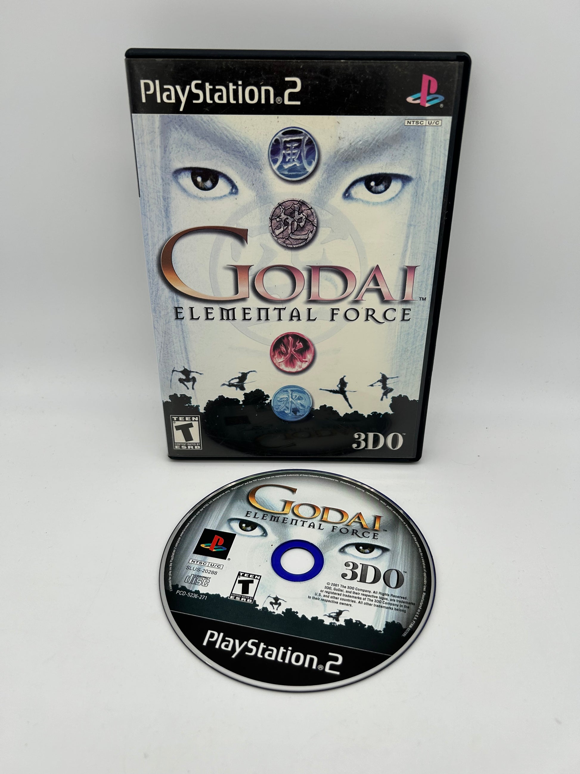 PiXEL-RETRO.COM : SONY PLAYSTATION 2 (PS2) COMPLET CIB BOX MANUAL GAME NTSC GODAI ELEMENTAL FORCE