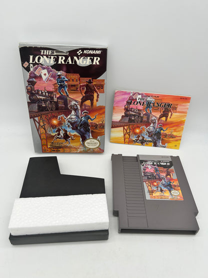 PiXEL-RETRO.COM : ORIGINAL NINTENDO NES COMPLET CIB BOX MANUAL GAME NTSC THE LONE RANGER