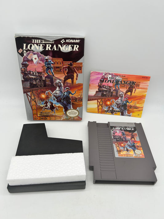 PiXEL-RETRO.COM : ORIGINAL NINTENDO NES COMPLET CIB BOX MANUAL GAME NTSC THE LONE RANGER