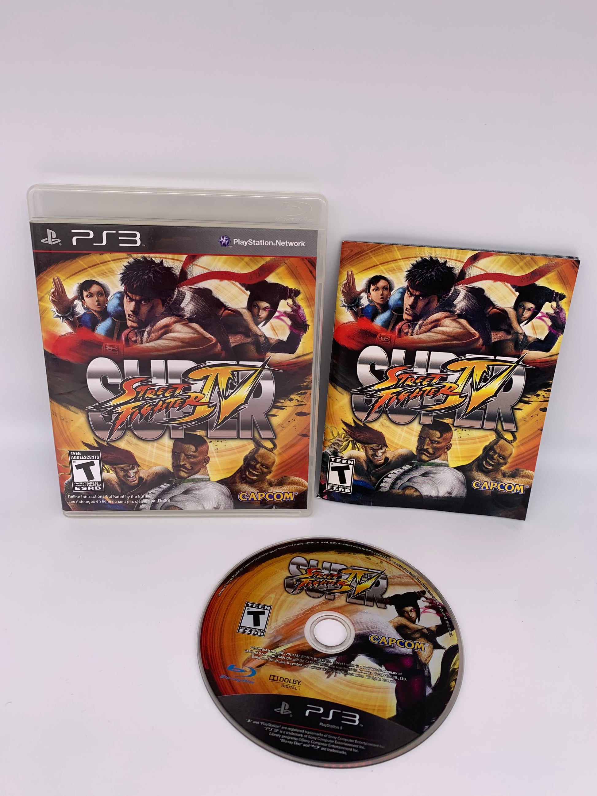 PiXEL-RETRO.COM : SONY PLAYSTATION 3 PS3 COMPLETE GAME BOX MANUAL NTSC SUPER STREET FIGHTER IV