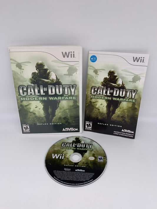 PiXEL-RETRO.COM : NINTENDO WII COMPLET CIB BOX MANUAL GAME NTSC CALL OF DUTY MODERN WARFARE