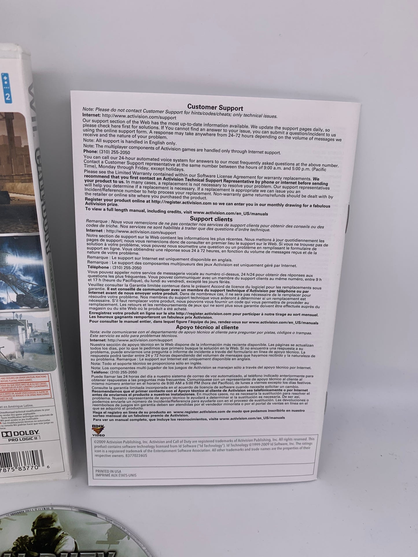 NiNTENDO Wii | CALL OF DUTY MODERN WARFARE | REFLEX EDiTiON