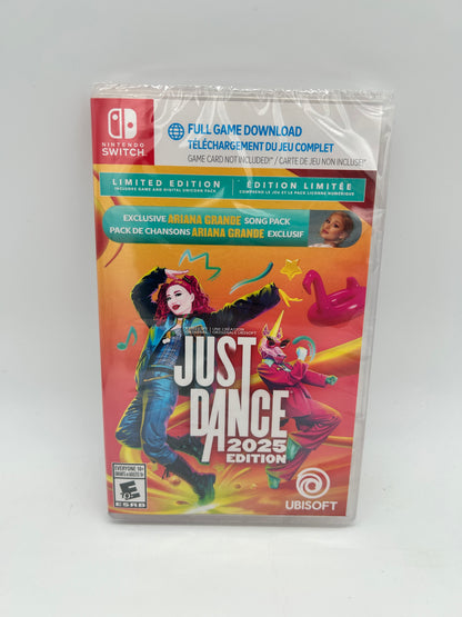 PiXEL-RETRO.COM : NINTENDO SWITCH NEW SEALED IN BOX COMPLETE MANUAL GAME NTSC JUST DANCE 2025 EDiTiON