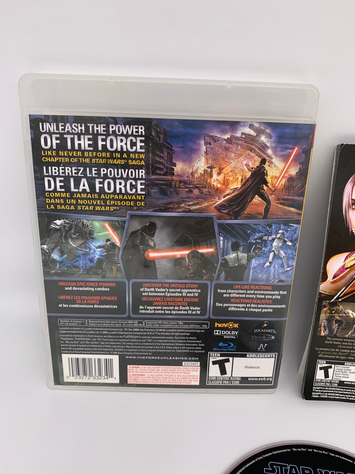 SONY PLAYSTATiON 3 [PS3] | STAR WARS THE FORCE UNLEASHED