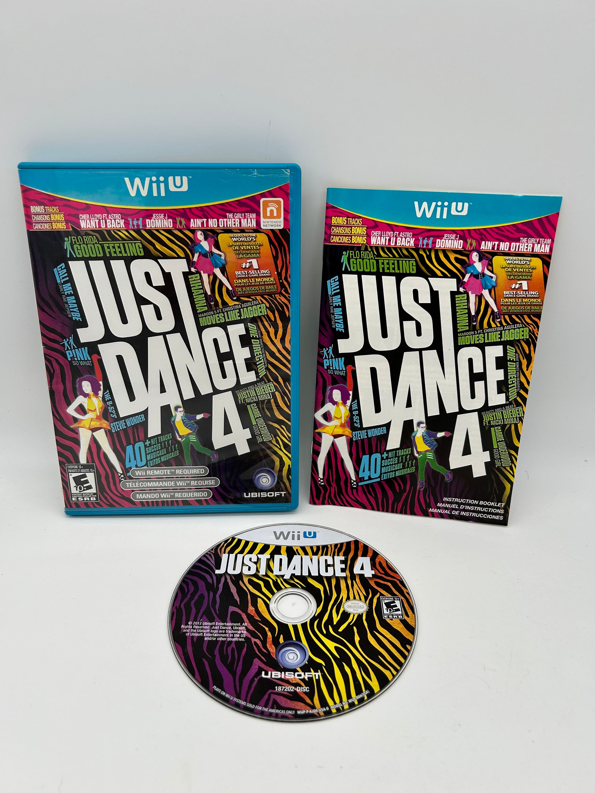 PiXEL-RETRO.COM : NINTENDO WII U COMPLET CIB BOX MANUAL GAME NTSC JUST DANCE 4