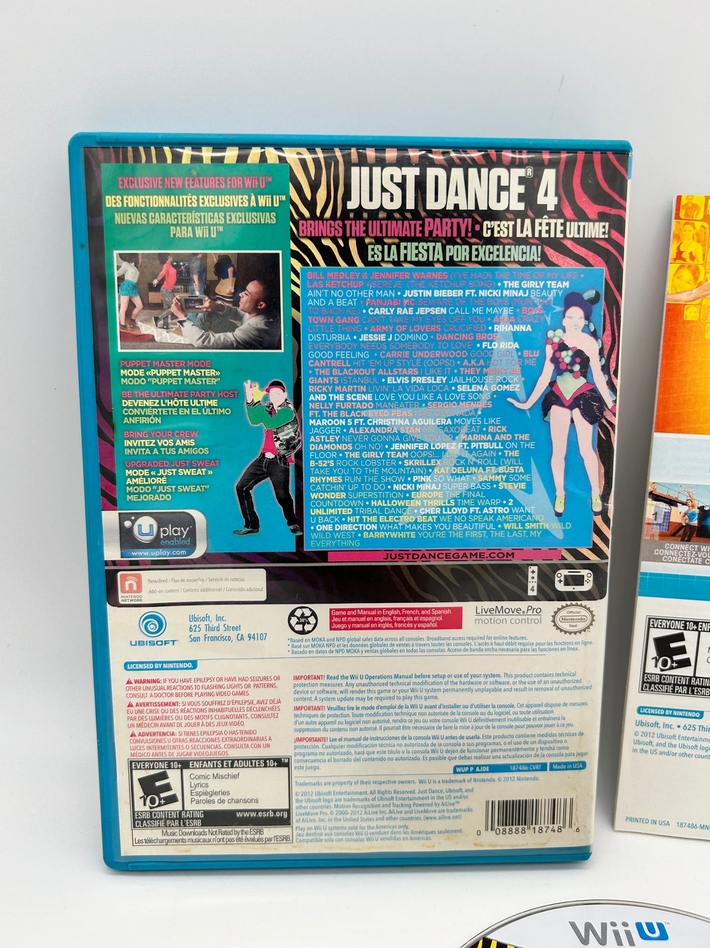 NiNTENDO Wii U | JUST DANCE 4