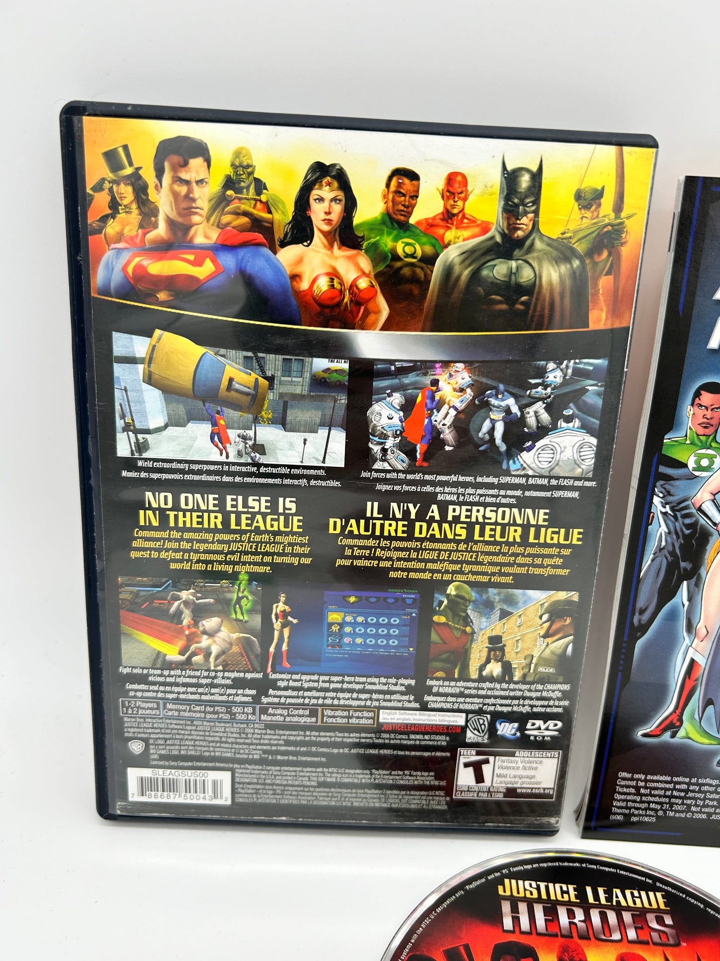 SONY PLAYSTATiON 2 [PS2] | JUSTiCE LEAGUE HEROES