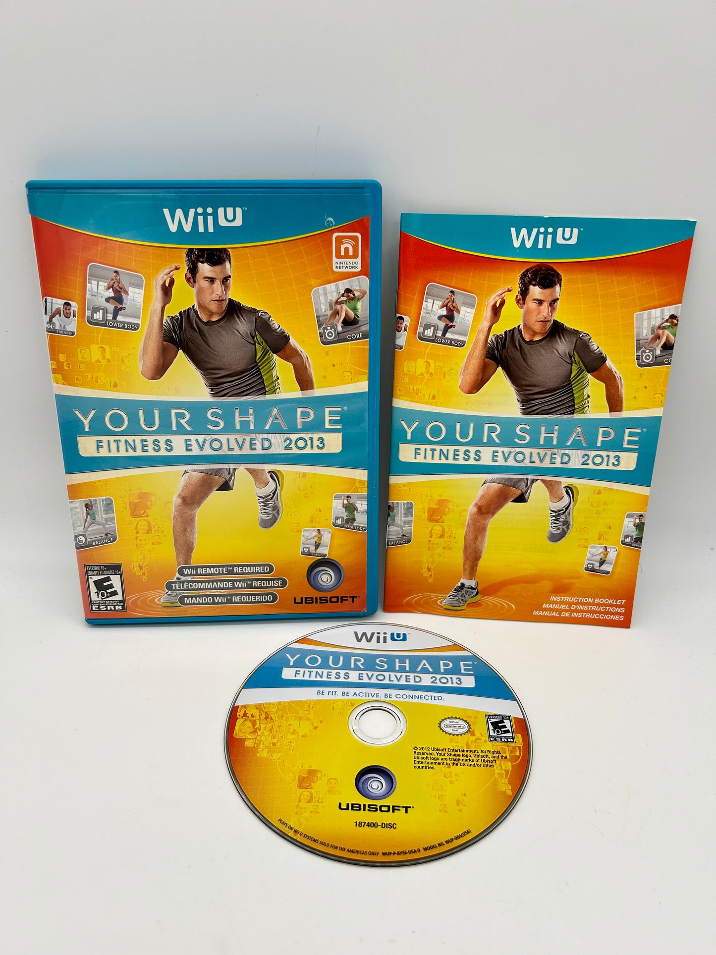 PiXEL-RETRO.COM : NINTENDO WII U COMPLET CIB BOX MANUAL GAME NTSC YOUR SHAPE FITNESS EVOLVED 2013