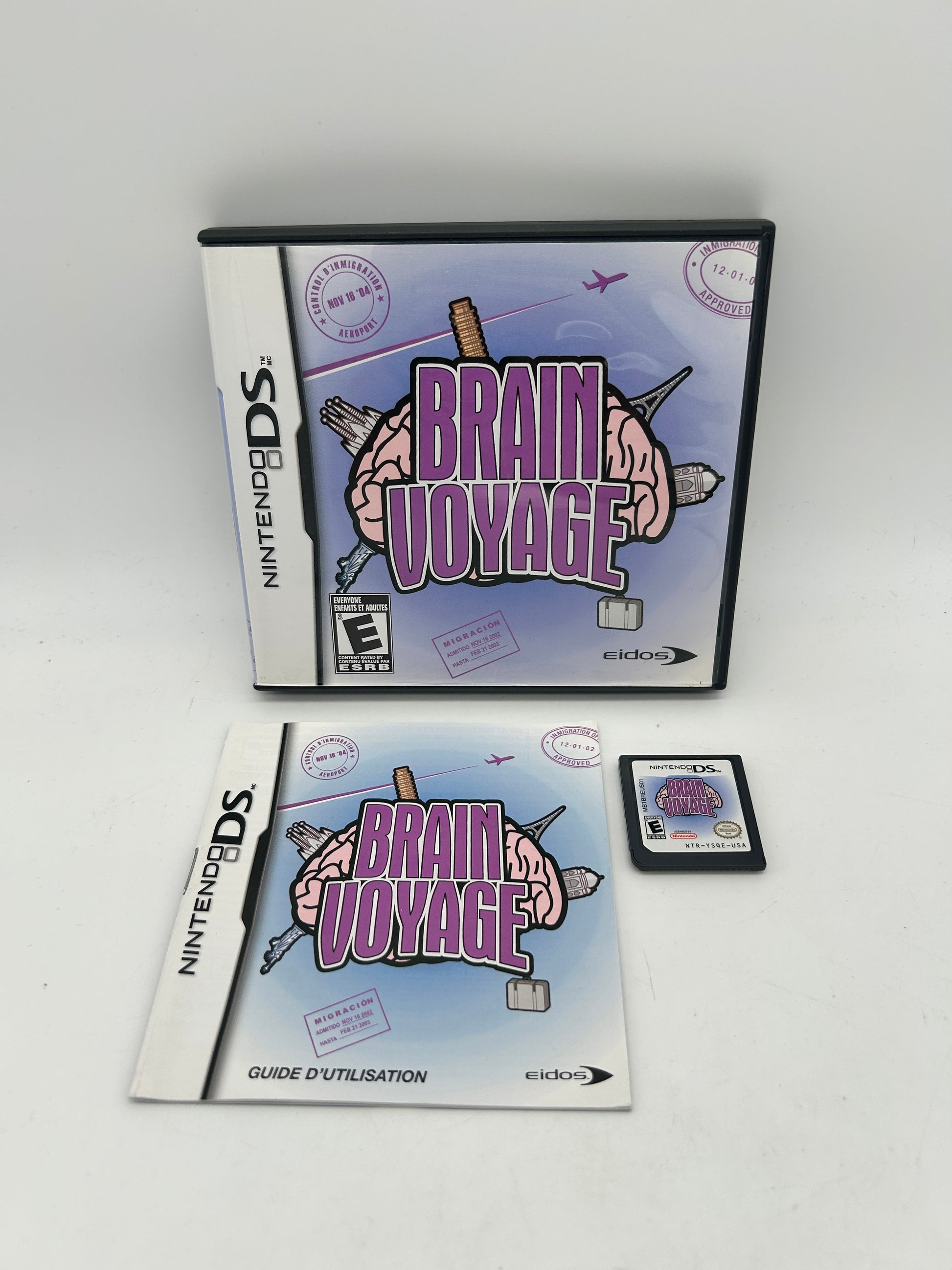 PiXEL-RETRO.COM : NINTENDO DS (DS) COMPLETE CIB BOX MANUAL GAME NTSC BRAIN VOYAGE