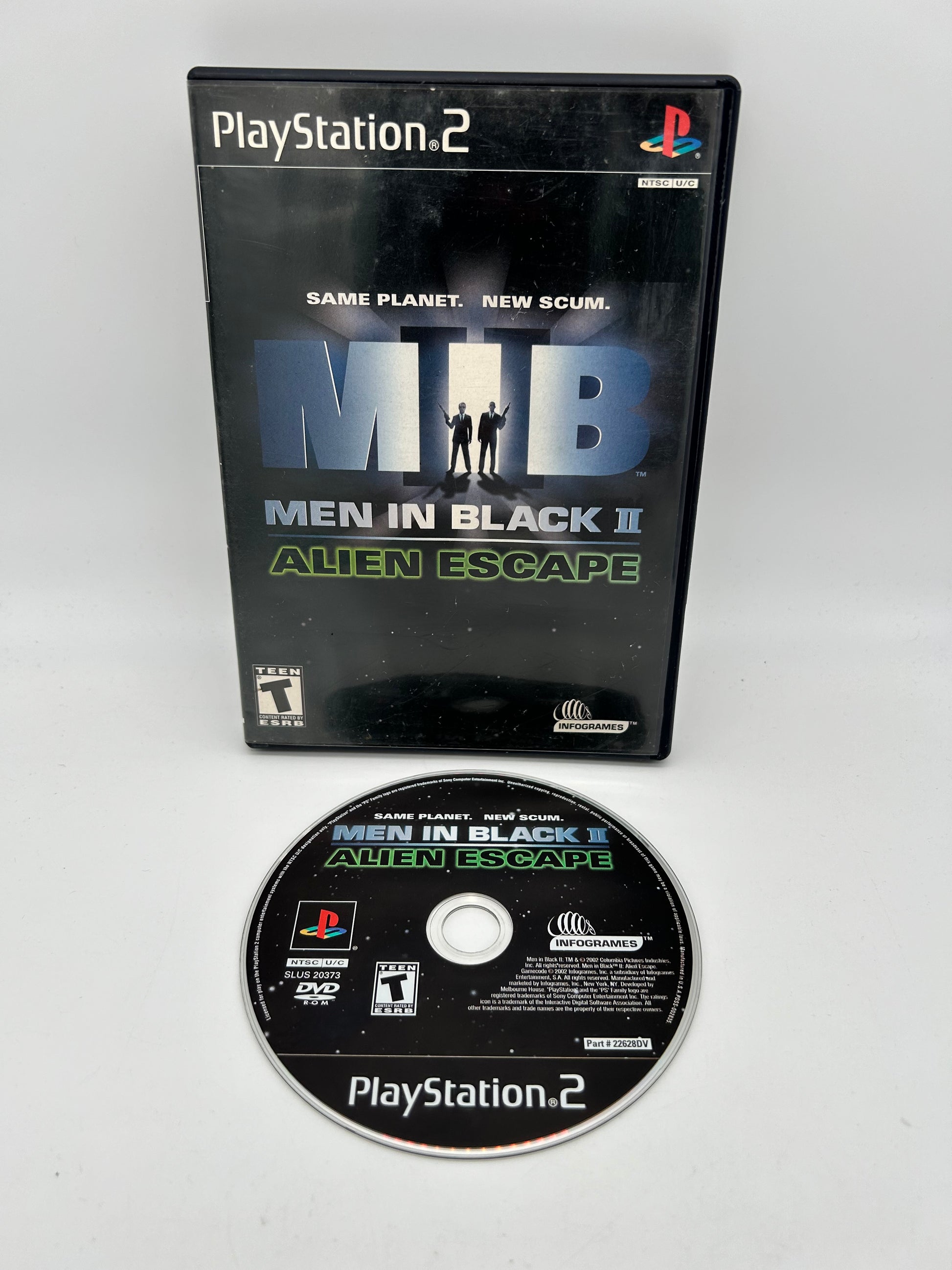 PiXEL-RETRO.COM : SONY PLAYSTATION 2 (PS2) COMPLET CIB BOX MANUAL GAME NTSC MEN IN BLACK II ALIEN ESCAPE MIB