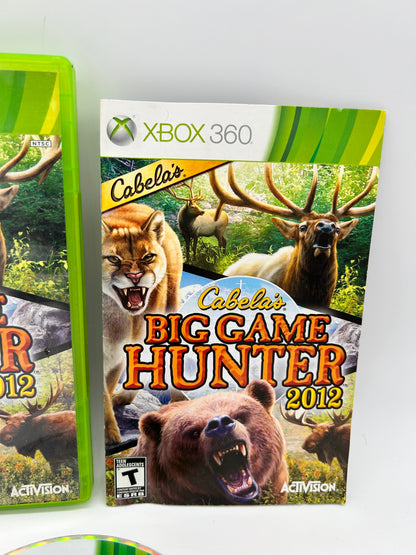 MiCROSOFT XBOX 360 | CABELAS BiG GAME HUNTER 2012