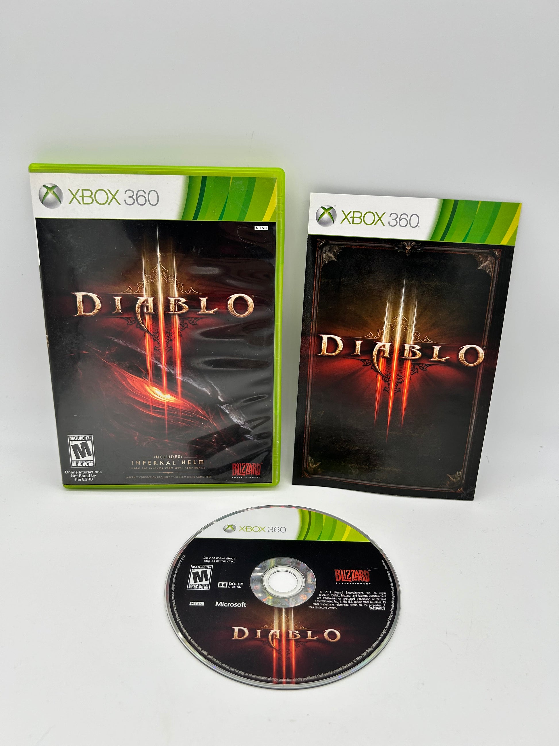 PiXEL-RETRO.COM : MICROSOFT XBOX 360 COMPLETE CIB BOX MANUAL GAME NTSC DIABLO III