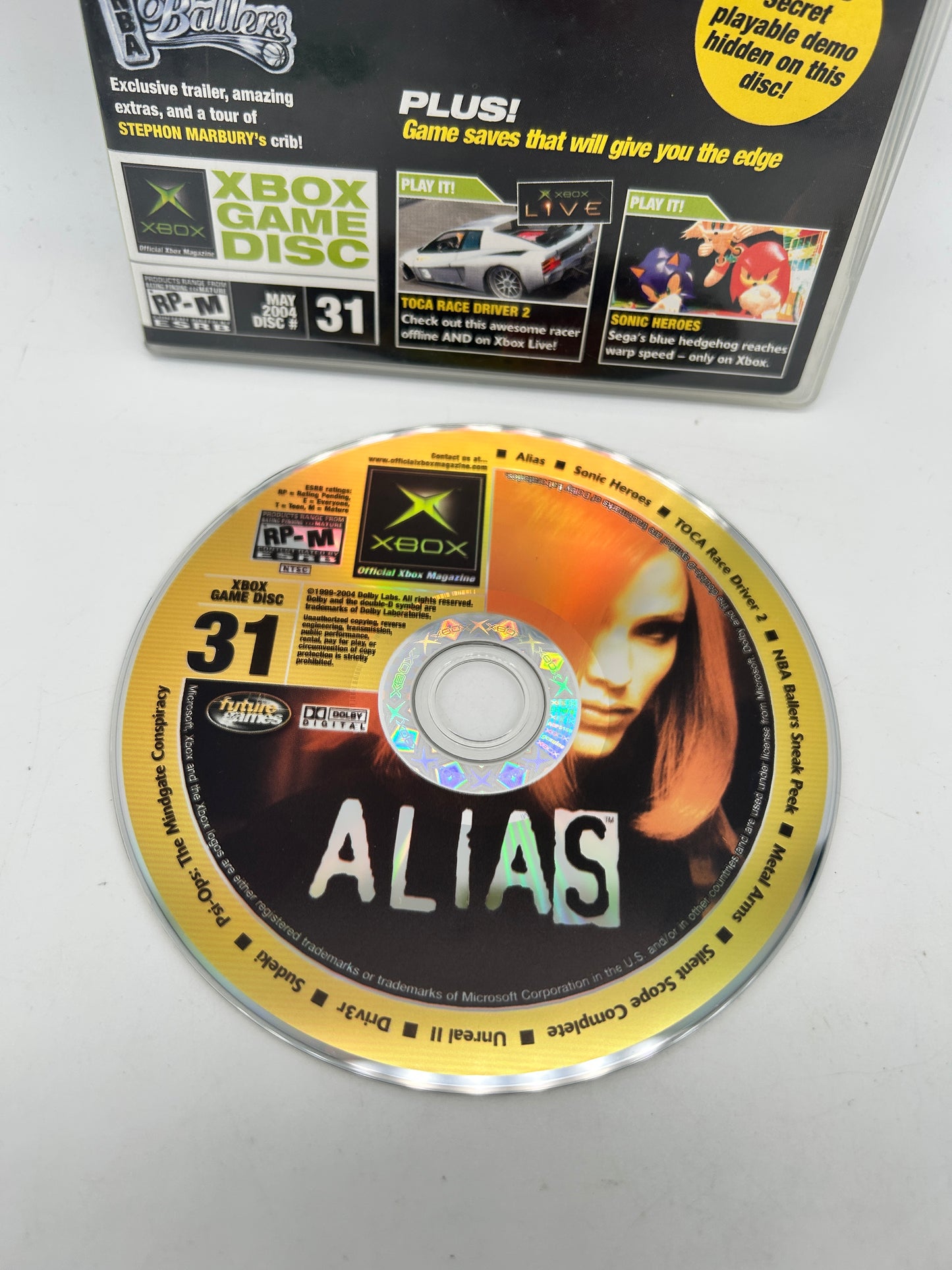MiCROSOFT XBOX ORiGiNAL | OFFiCiAL XBOX MAGAZiNE DEMO GAME DiSC CD #31 MAY 2004