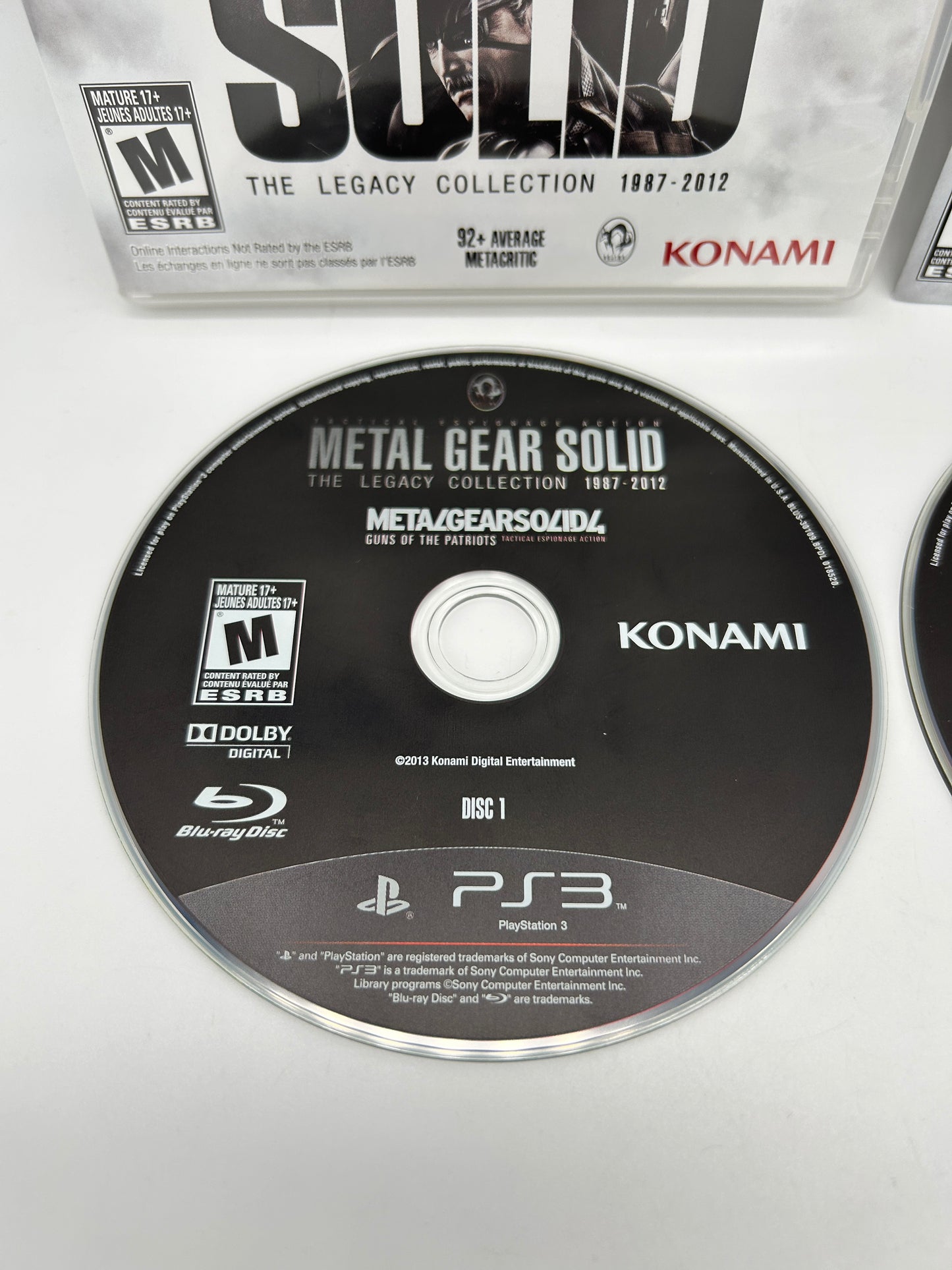 SONY PLAYSTATiON 3 [PS3] | METAL GEAR SOLiD THE LEGACY COLLECTION 1987-2012