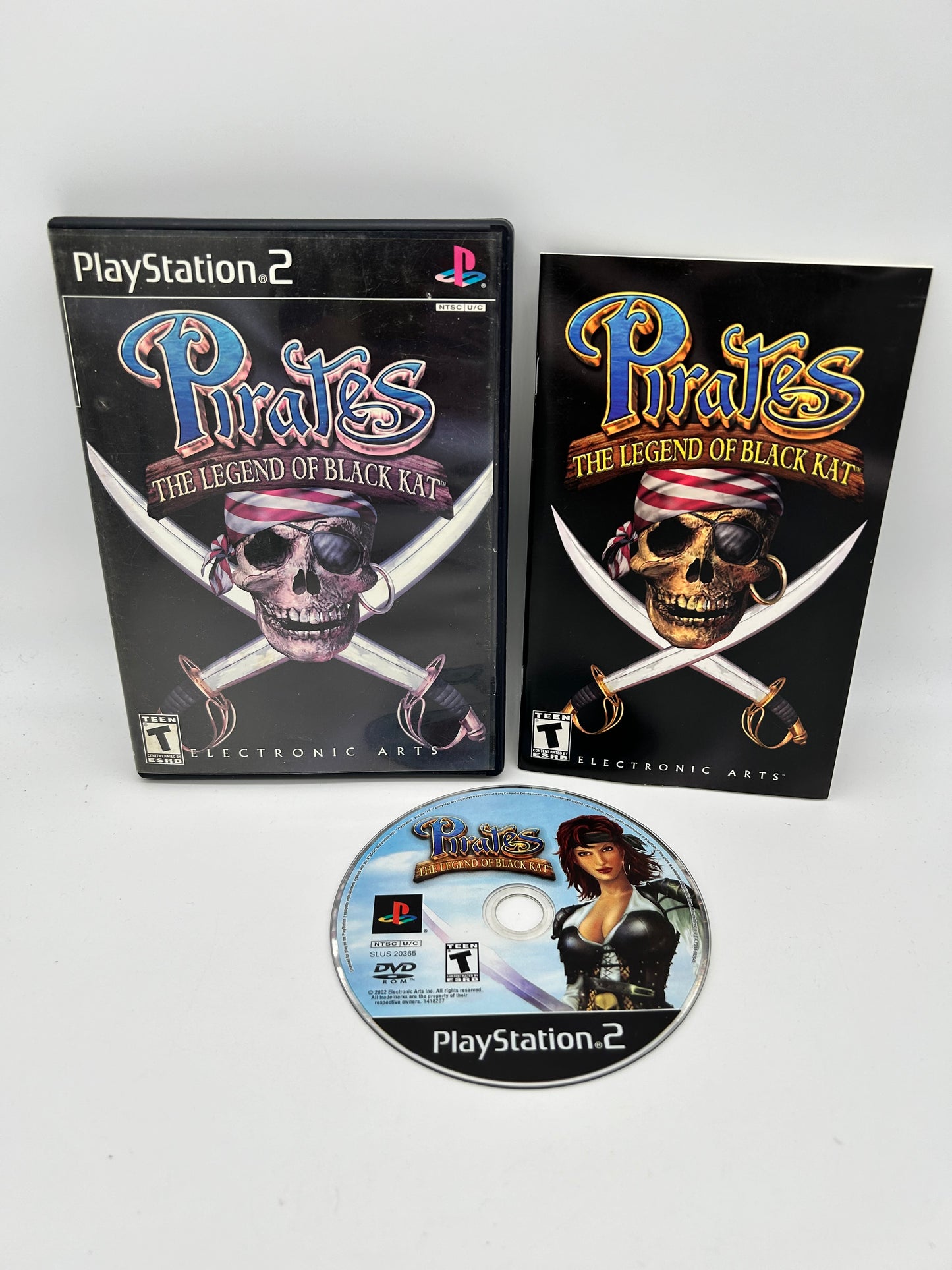 PiXEL-RETRO.COM : SONY PLAYSTATION 2 (PS2) COMPLET CIB BOX MANUAL GAME NTSC PIRATES THE LEGEND OF BLACK KAT