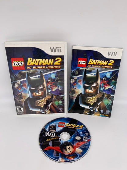 PiXEL-RETRO.COM : NINTENDO WII COMPLET CIB BOX MANUAL GAME NTSC LEGO BATMAN 2 DC SUPER HEROES