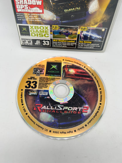 MiCROSOFT XBOX ORiGiNAL | OFFiCiAL XBOX MAGAZiNE DEMO GAME DiSC CD #33 JULY 2004