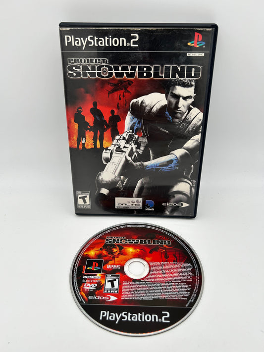 PiXEL-RETRO.COM : SONY PLAYSTATION 2 (PS2) COMPLET CIB BOX MANUAL GAME NTSC PROJECT SNOWBLIND