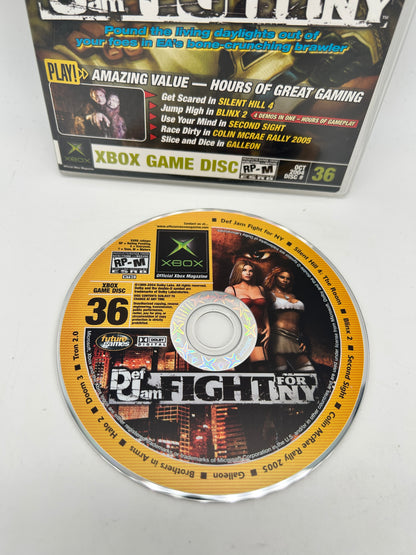 MiCROSOFT XBOX ORiGiNAL | OFFiCiAL XBOX MAGAZiNE DEMO GAME DiSC CD #36 OCT 2004