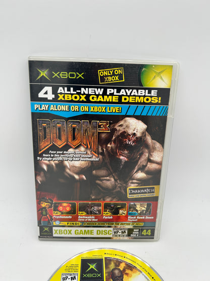 MiCROSOFT XBOX ORiGiNAL | OFFiCiAL XBOX MAGAZiNE DEMO GAME DiSC CD #44 MAY 2005
