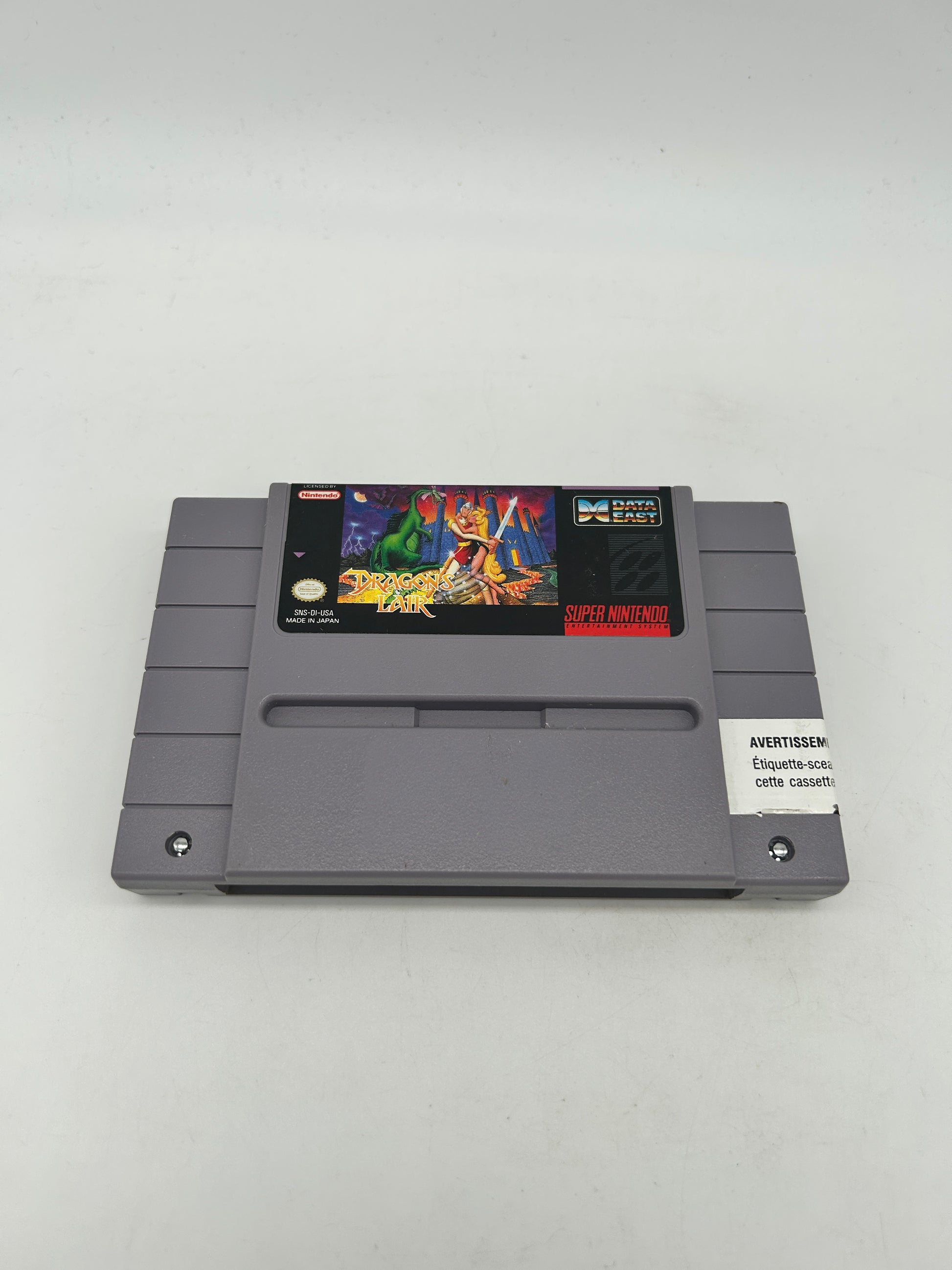 PiXEL-RETRO.COM : SUPER NINTENDO NES (SNES) GAME NTSC DRAGON'S LAIR