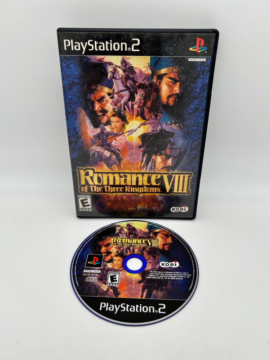 PiXEL-RETRO.COM : SONY PLAYSTATION 2 (PS2) COMPLET CIB BOX MANUAL GAME NTSC ROMANCE OF THE THREE KINGDOMS VIII