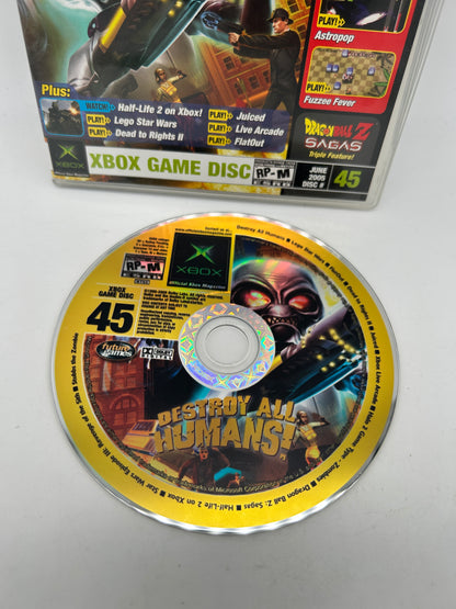 MiCROSOFT XBOX ORiGiNAL | OFFiCiAL XBOX MAGAZiNE DEMO GAME DiSC CD #45 JUNE 2005