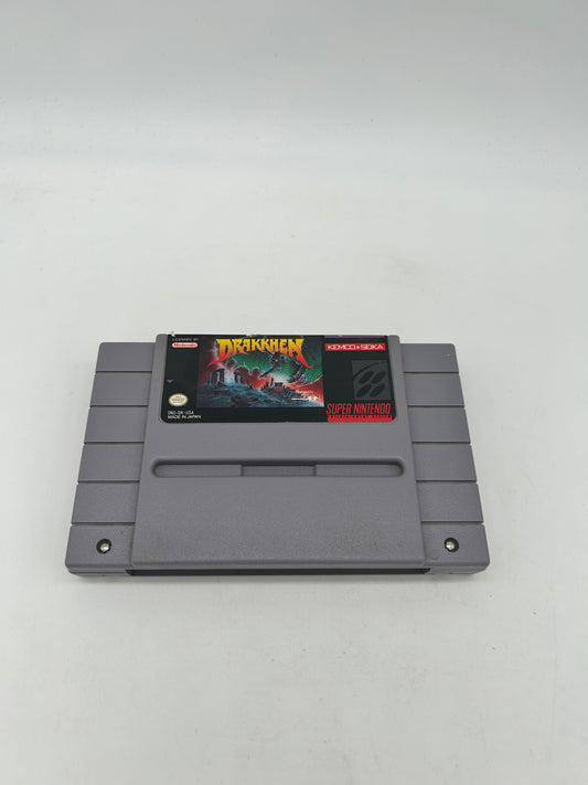 PiXEL-RETRO.COM : SUPER NINTENDO NES (SNES) GAME NTSC DRAKKHEN