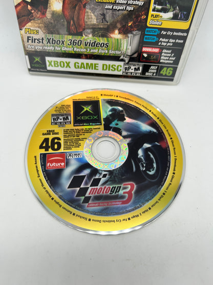MiCROSOFT XBOX ORiGiNAL | OFFiCiAL XBOX MAGAZiNE DEMO GAME DiSC CD #46 JULY 2005
