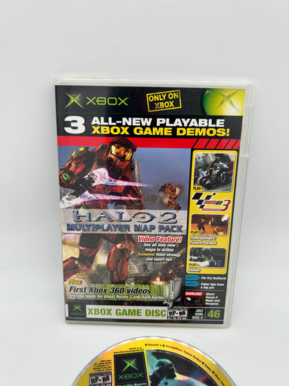 MiCROSOFT XBOX ORiGiNAL | OFFiCiAL XBOX MAGAZiNE DEMO GAME DiSC CD #46 JULY 2005