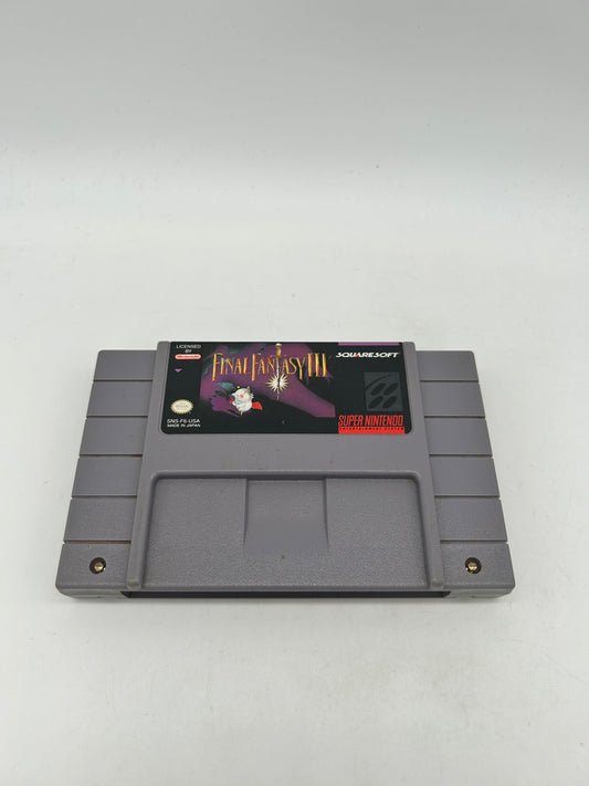 PiXEL-RETRO.COM : SUPER NINTENDO NES (SNES) GAME NTSC FINAL FANTASY III 3 6