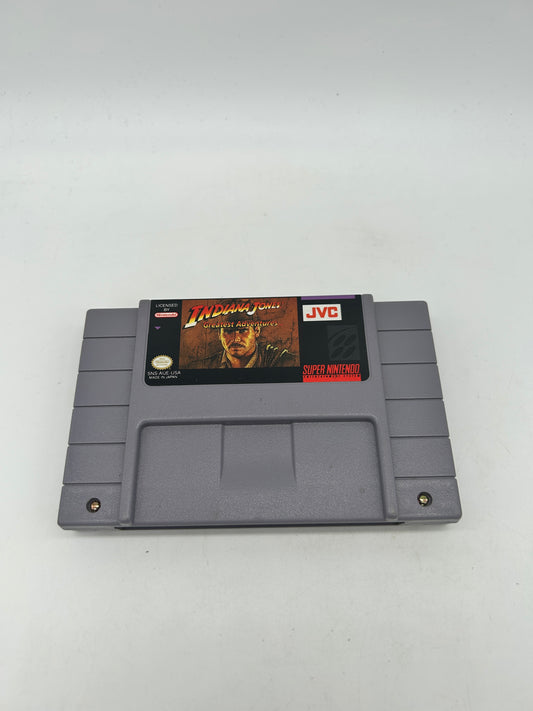 PiXEL-RETRO.COM : SUPER NINTENDO NES (SNES) GAME NTSC INDIANA JONES GREATEST ADVENTURES