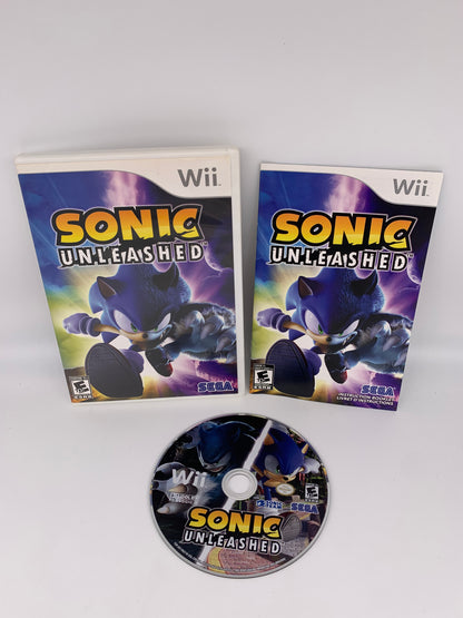 PiXEL-RETRO.COM : NINTENDO WII COMPLET CIB BOX MANUAL GAME NTSC SONIC UNLEASHED