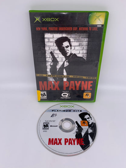 PiXEL-RETRO.COM : MICROSOFT XBOX COMPLETE CIB BOX MANUAL GAME NTSC MAX PAYNE